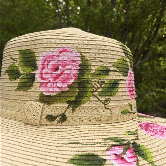 Hand painted bucket hat - Picture 3 of 4